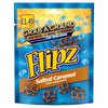 Flipz Salted Caramel Flavour Coated Pretzel Snacks 80g (Pack of 12)