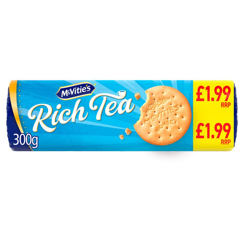 McVitie's Rich Tea The Classic One 300g (Pack of 12)