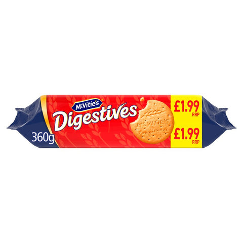 McVitie's Digestives The Original Biscuits 360g (Pack of 12)