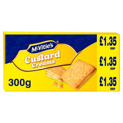 Mcvitie's Custard Creams 300g (Pack of 12)