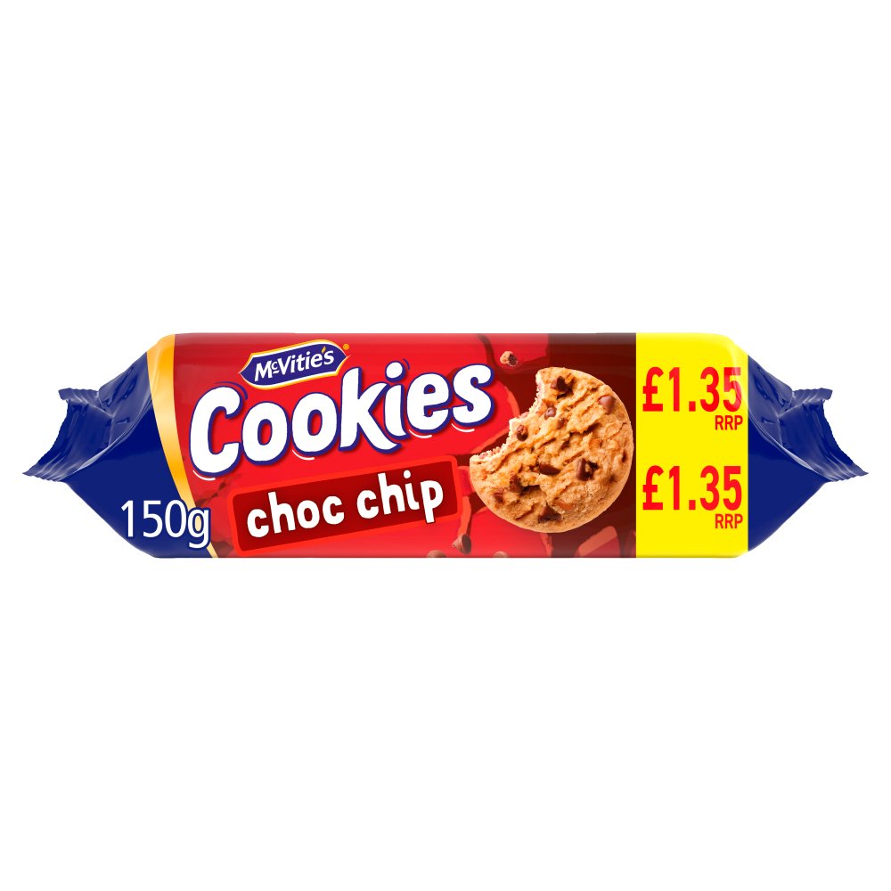 McVitie's Cookies Choc Chip 150g (Pack of 12)