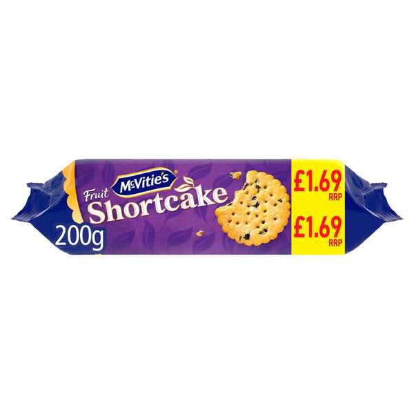 McVitie's Fruit Shortcake 200g (Pack of 12)