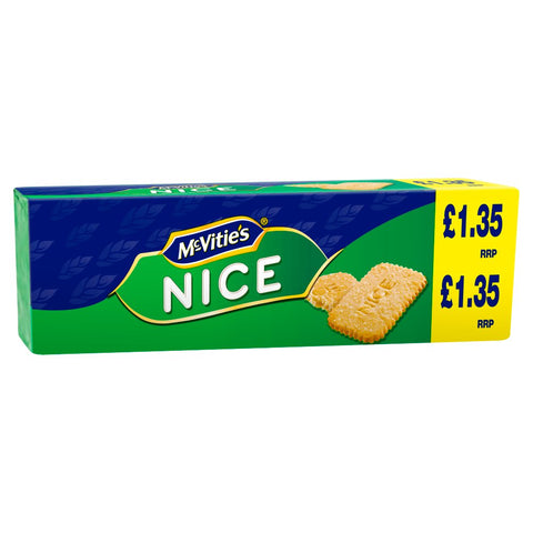 McVitie's Nice Biscuits 250g (Pack of 12)