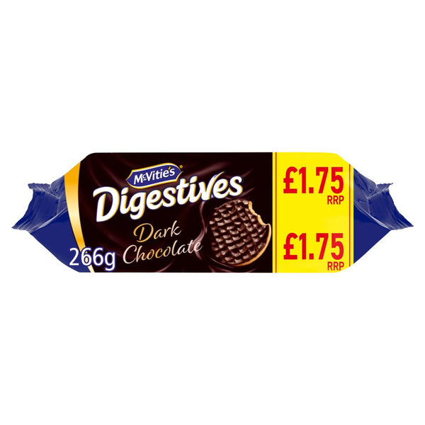McVitie's Digestives Dark Chocolate Biscuits 266g (Pack of 15)