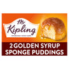 Mr Kipling Golden Syrup Sponge Pudding Desserts 2 x 95g (Pack of 4)