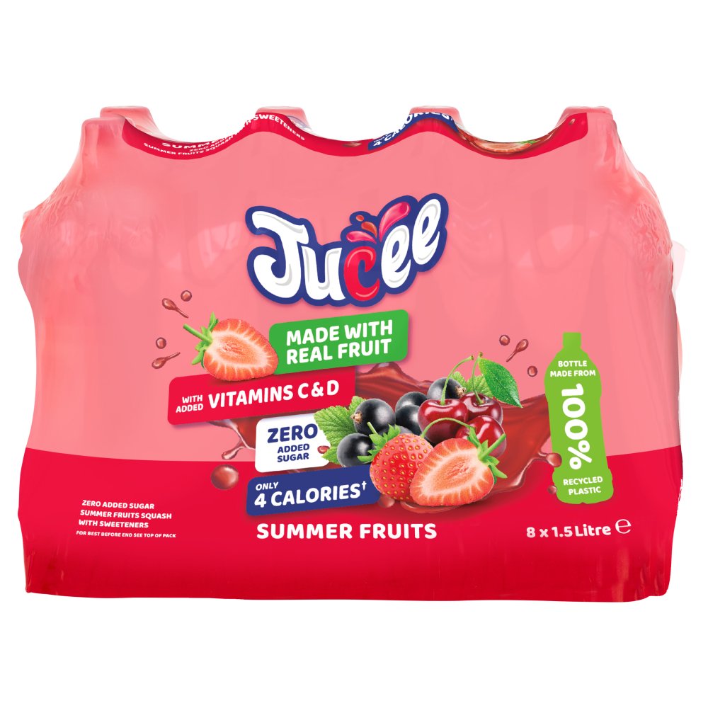 Jucee Summer Fruits 1.5Litre (Pack of 8)
