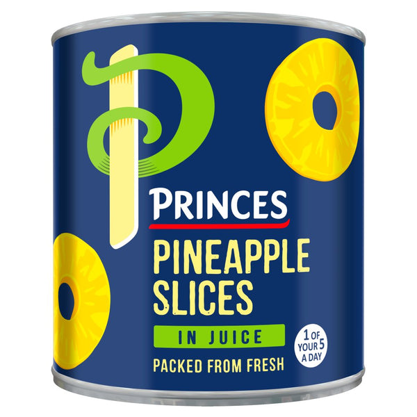 Princes Pineapple Slices in Juice 432g (Pack of 6)