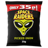 Space Raiders Pickled Onion Crisps 25g (Pack of 36)