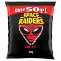 Space Raiders Beef Crisps 30g (Pack of 36)