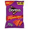 Doritos Extra Flamin' Hot Sharing Bag Crisps 70g (Pack of 15)