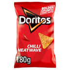 Doritos Chilli Heatwave Tortilla Chips Sharing Bag Crisps 180g (Pack of 12)