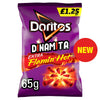 Doritos Extra Flamin' Hot Sharing Bag Crisps 65g (Pack of 20)