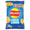 Walkers Cheese & Onion Crisps 70g (Pack of 18)