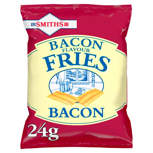 Smiths Bacon Snacks Crisps 24g (Pack of 24)