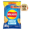 Walkers Cheese & Onion Crisps 45g (Pack of 32)