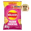 Walkers Prawn Cocktail Crisps 45g (Pack of 32)