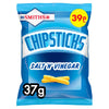 Smiths Chipsticks Salt & Vinegar Snacks Crisps 37g (Pack of 30)