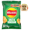 Walkers Salt & Vinegar Crisps 32.5g (Pack of 32)