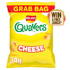 Walkers Quavers Cheese Snacks Crisps 34g (Pack of 30)