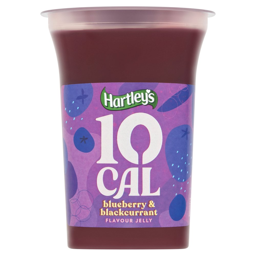 Hartley's 10 Cal Blueberry & Blackcurrant Flavour Jelly 175g (Pack of 12)