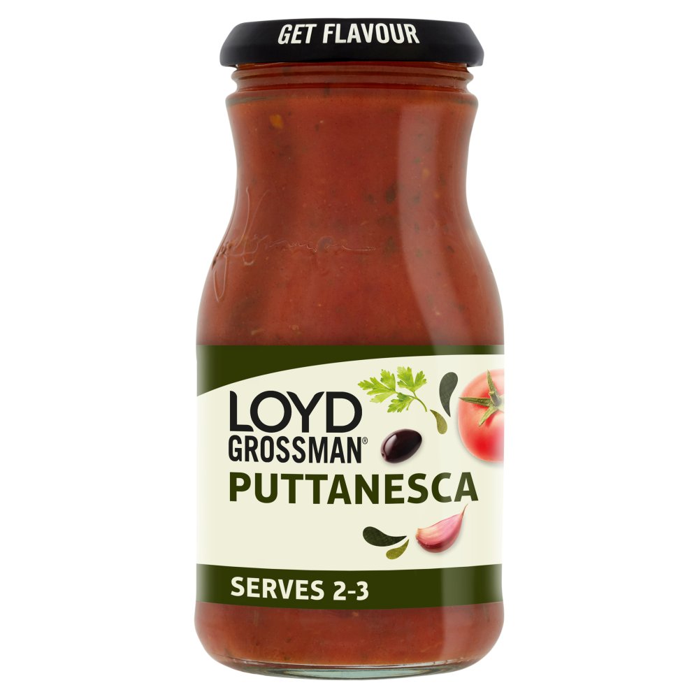 Loyd Grossman Puttanesca Pasta Sauce 350g (Pack of 6)