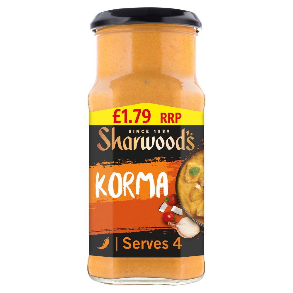 Sharwood's Cooking Sauce Korma 420g (Pack of 6)