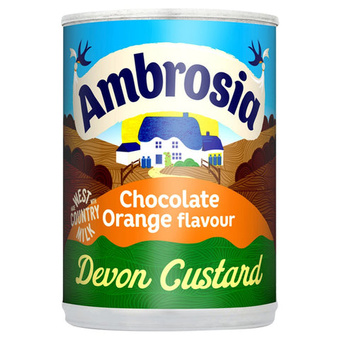 Ambrosia Chocolate Orange Flavour Devon Custard 400g (Pack of 12)