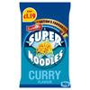 Batchelors Super Noodles Curry Flavour Instant Noodle Block 90g (Pack of 8)