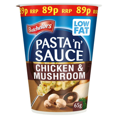 Batchelors Pasta 'n' Sauce Cheese & Broccoli Flavour Instant Pasta Pot 65g (Pack of 6)