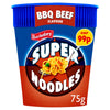Batchelors Super Noodles BBQ Beef Flavour 75g (Pack of 8)