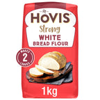 Hovis Strong White Bread Flour 1kg (Pack of 8)