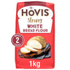 Hovis Strong White Bread Flour 1kg (Pack of 8)