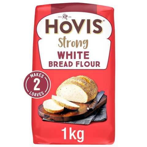 Hovis Strong White Bread Flour 1kg (Pack of 8)