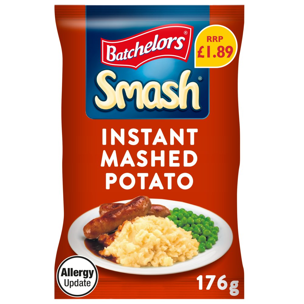 Batchelors Smash The Original Instant Mashed Potato 176g (Pack of 6)