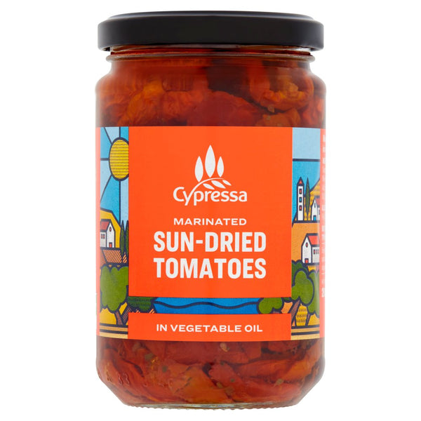 Cypressa Marinated Sun-Dried Tomatoes 280g (Pack of 6)