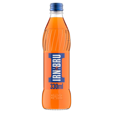 IRN-BRU Soft Drink Glass Bottle 330ml (Pack of 24)