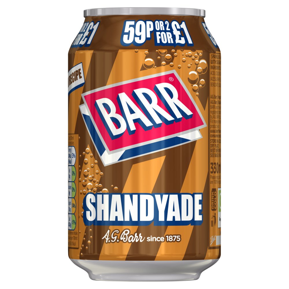 Barr Shandy 330ml (Pack od 24) – Zorbaonline