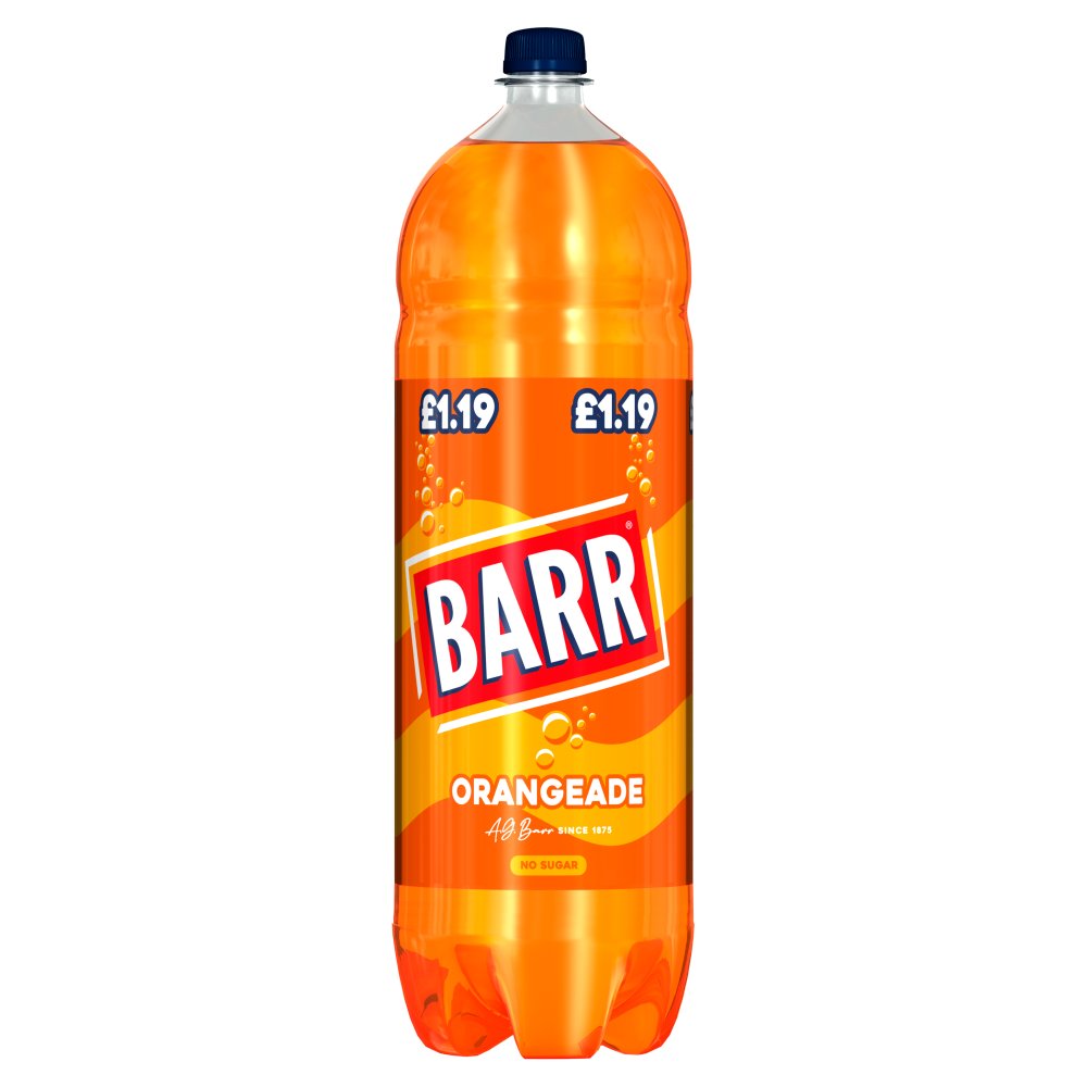 Barr Orangeade Soft Drink 2L (Pack of 6)