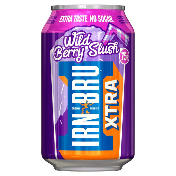 Irn-Bru Wild Berry Slush Xtra 330ml (Pack of 24)