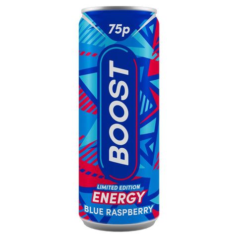 Boost Limited Edition Energy Blue Raspberry 250ml (Pack of 24)