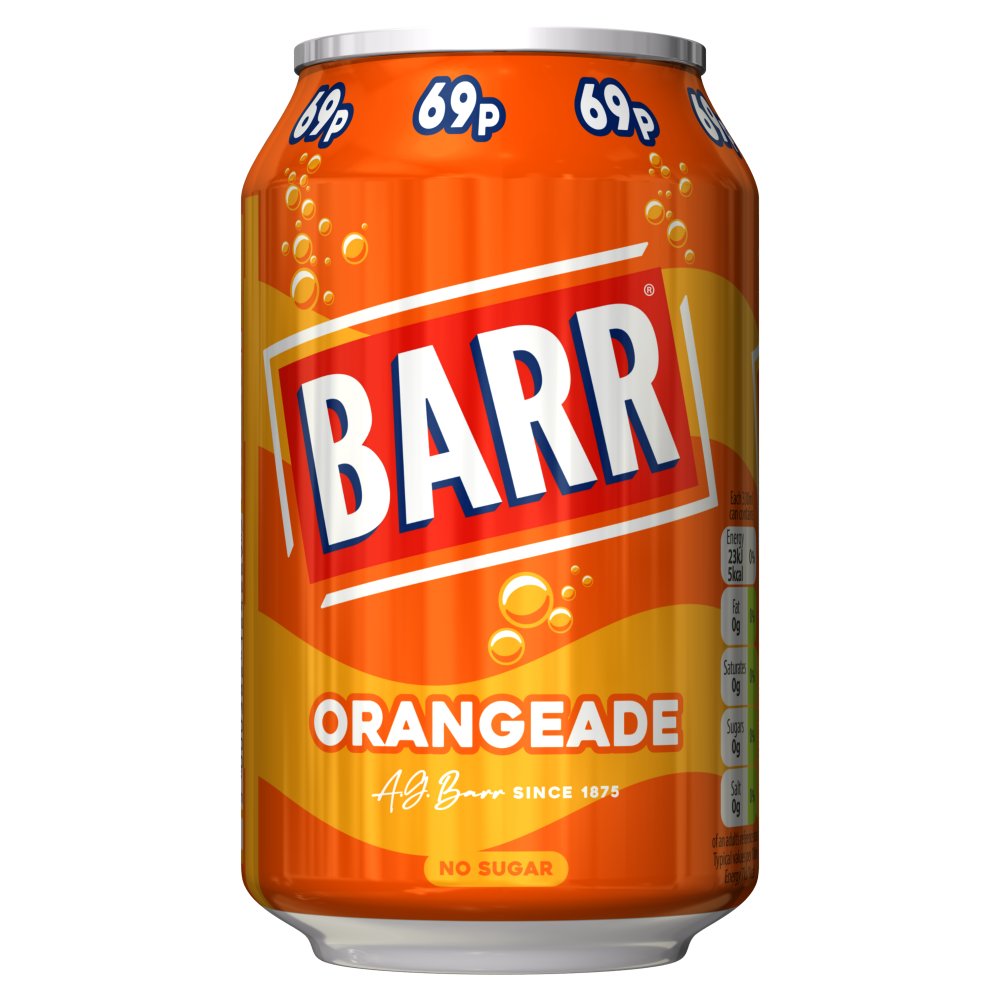 Barr Orangeade 330ml (Pack of 24)