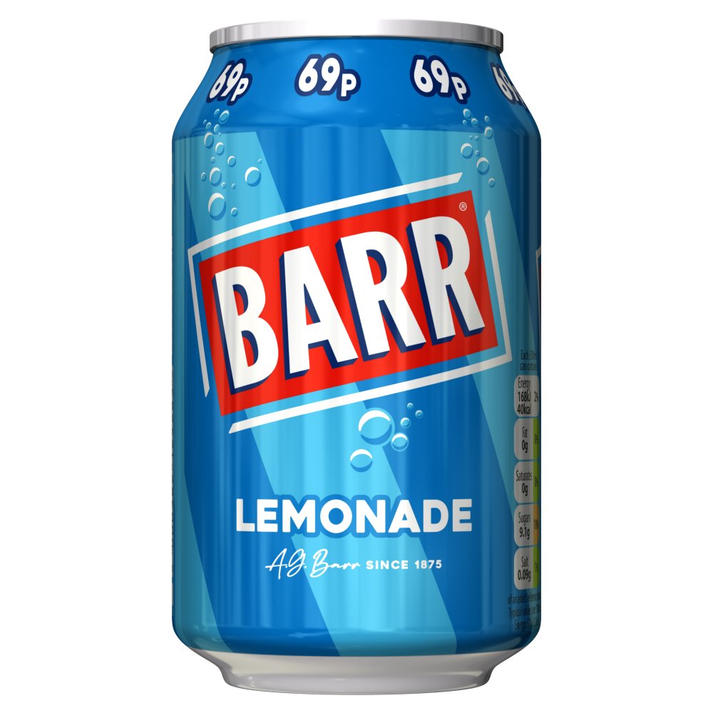 Barr Lemonade 330ml (Pack of 24)
