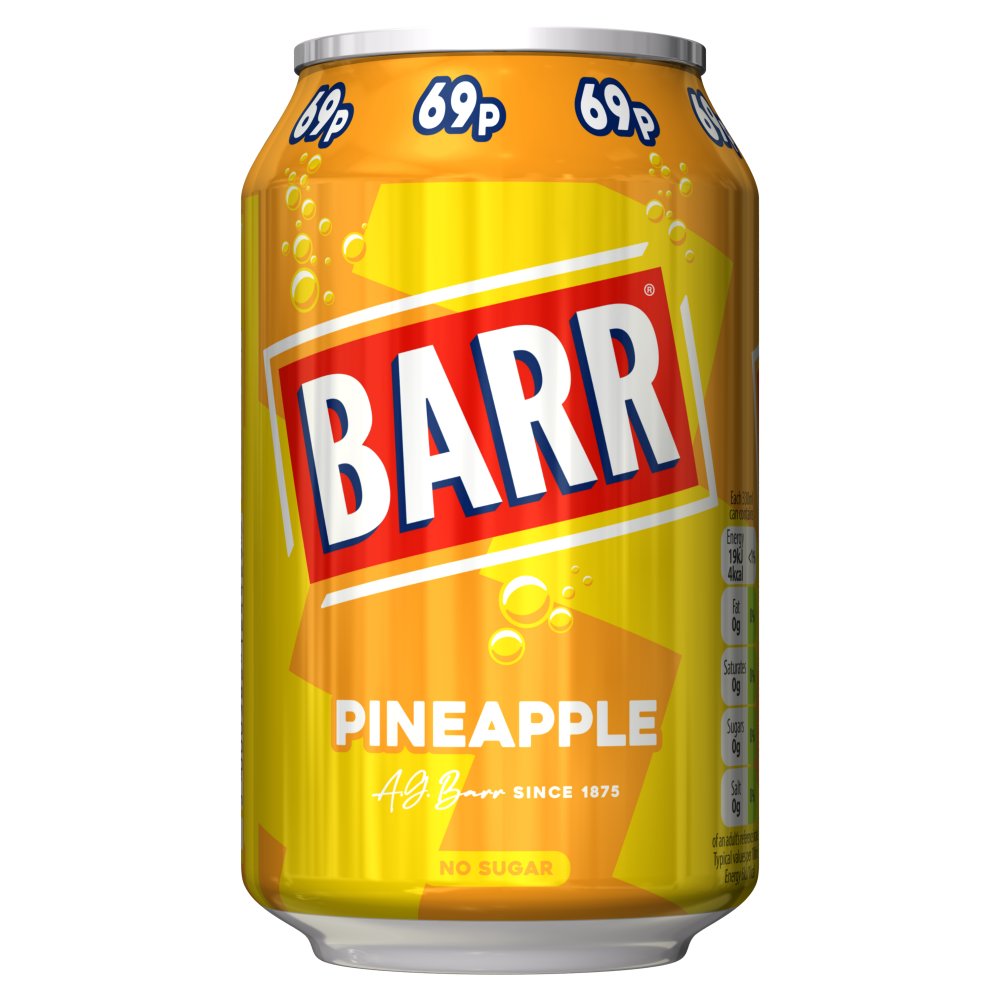 Barr Pineapple 330ml (Pack of 24)
