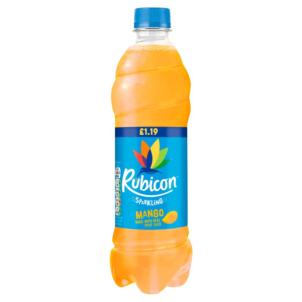 Rubicon Sparkling Mango Juice Drink 500ml (Pack of 12)