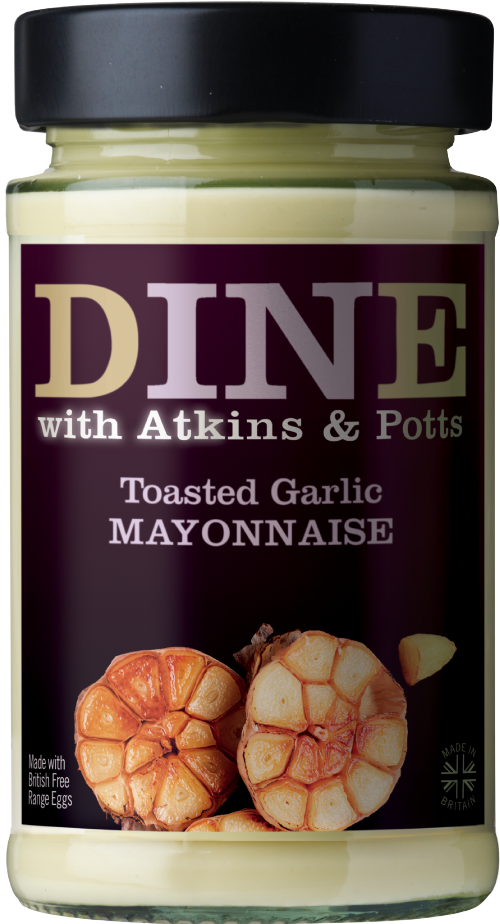 ATKINS & POTTS Toasted Garlic Mayonnaise 175g (Pack of 6)