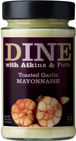 ATKINS & POTTS Toasted Garlic Mayonnaise 175g (Pack of 6)