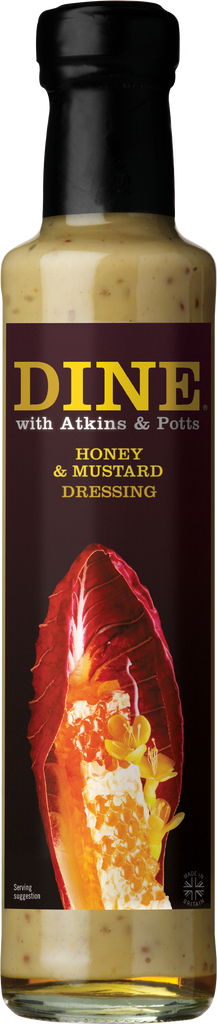 ATKINS & POTTS Honey & Mustard Dressing 260g (Pack of 6)