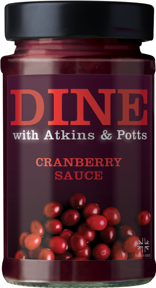 ATKINS & POTTS Cranberry Sauce 240g (Pack of 6)