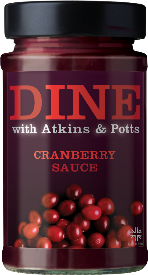 ATKINS & POTTS Cranberry Sauce 195g (Pack of 6)
