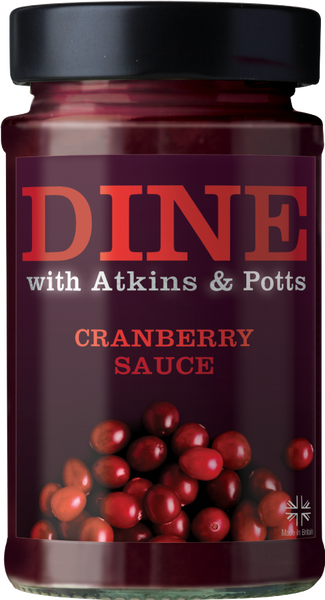 ATKINS & POTTS Cranberry Sauce 195g (Pack of 6)